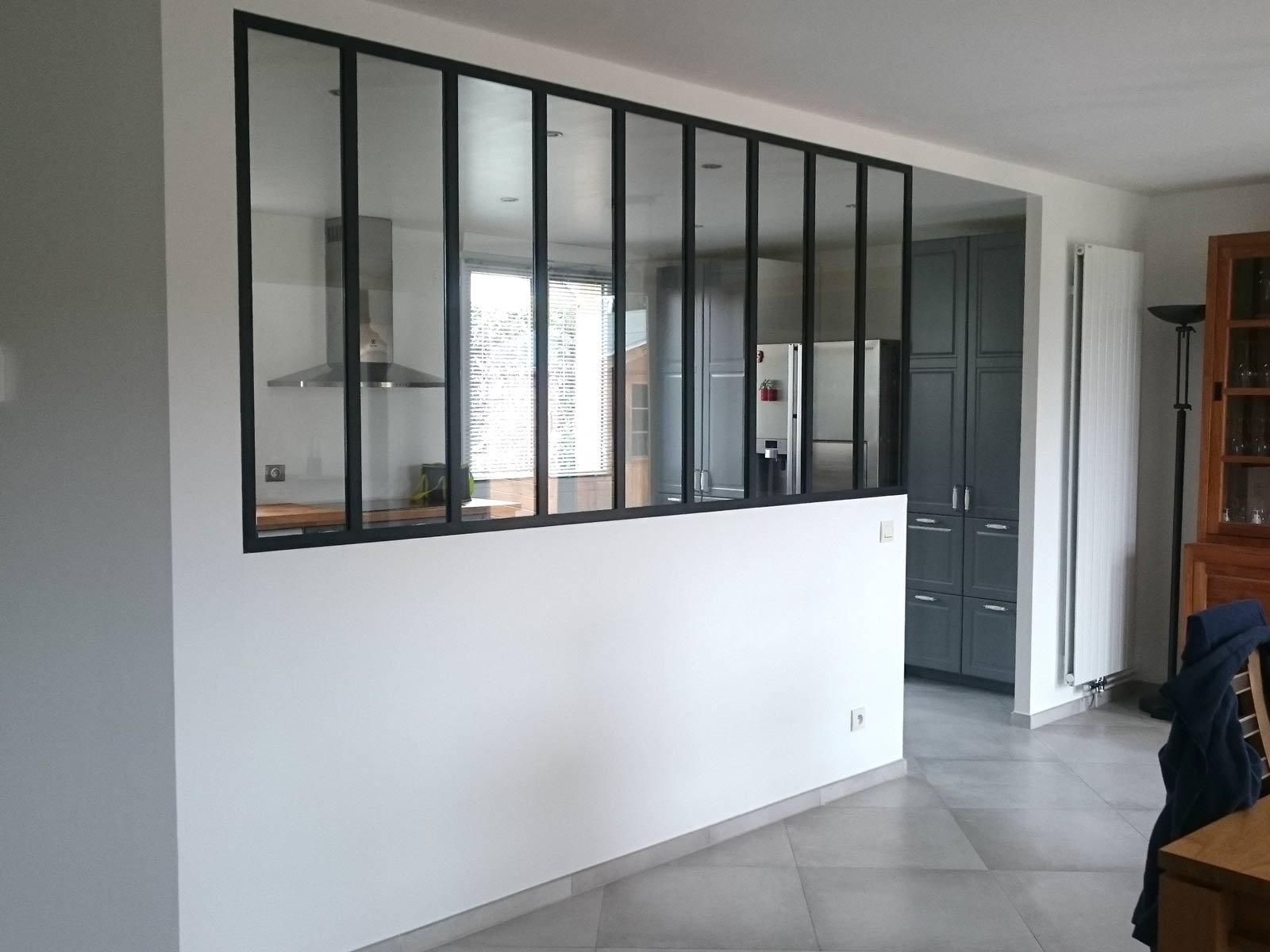 Pose d'une verrière intérieure à Savigny en Essonne