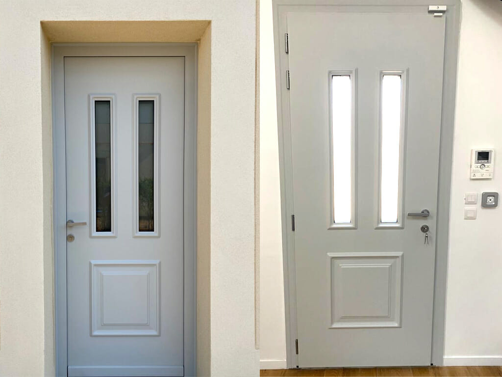 Pose d'une porte en aluminium à Soisy sur Seine