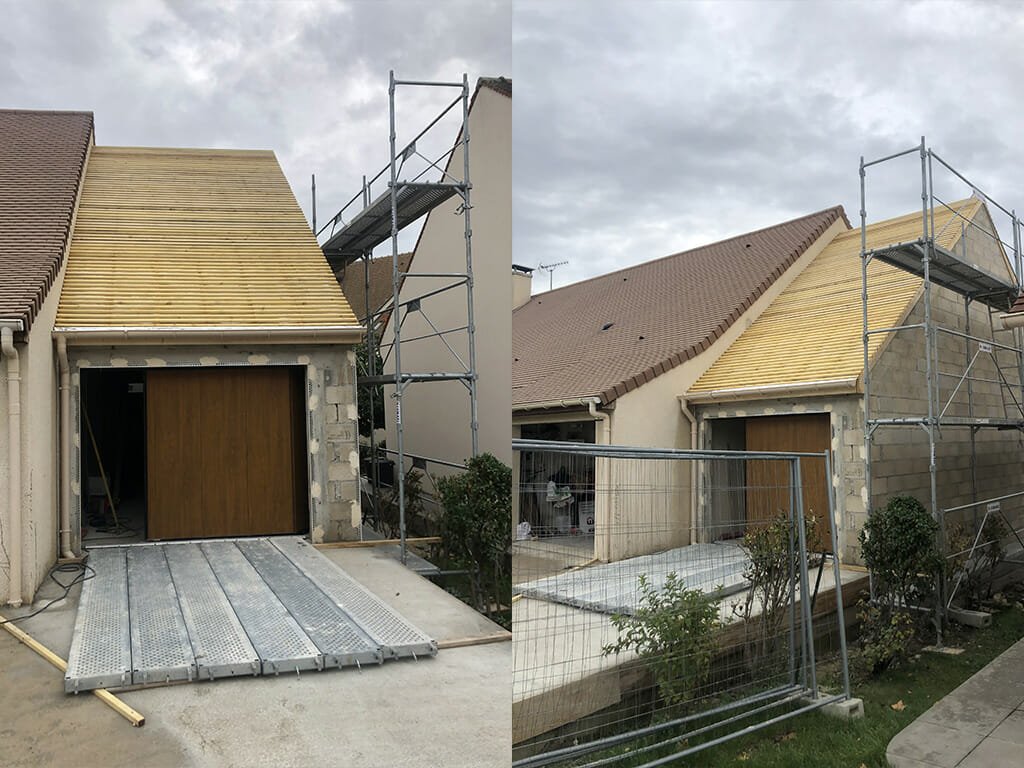 Agrandissement maison à Milly la Forêt