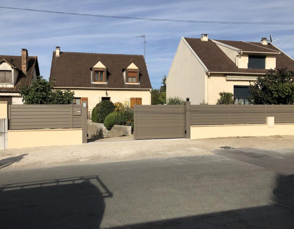 rénovation d'une clôture à Cerny