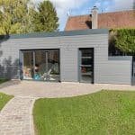 Pièce ossature en bois et dannemois en Essonne.