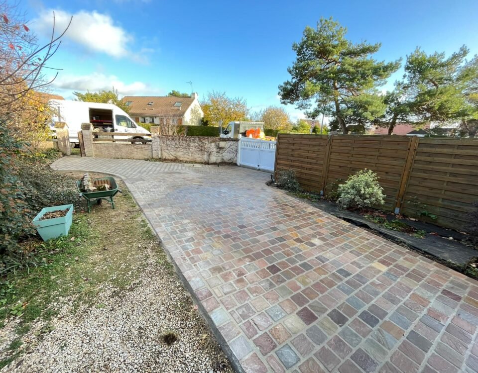 Allée en pavés orientaux