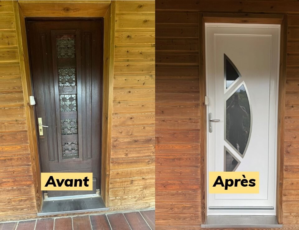 nouvelle porte d'entrée à Baulne en Essonne