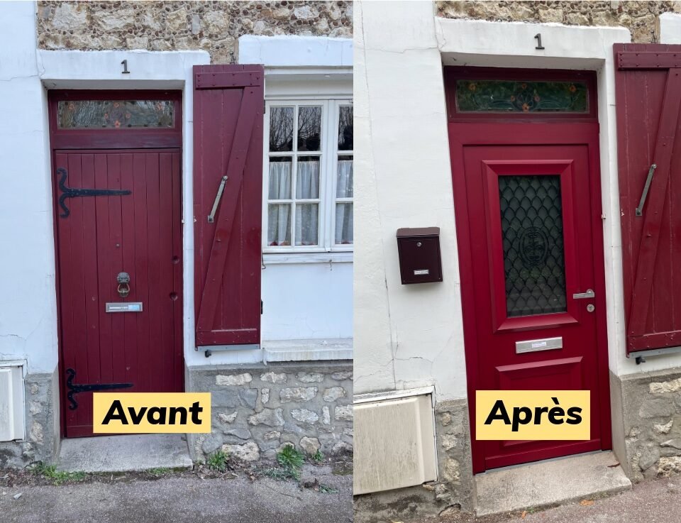Porte en aluminium OuvertureS Divine