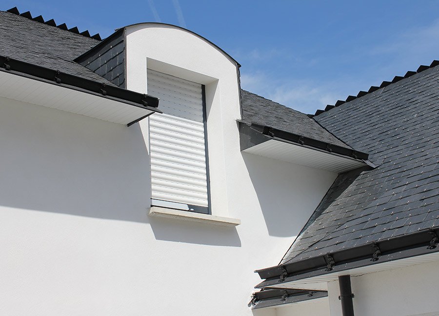 volet roulant blanc électrique