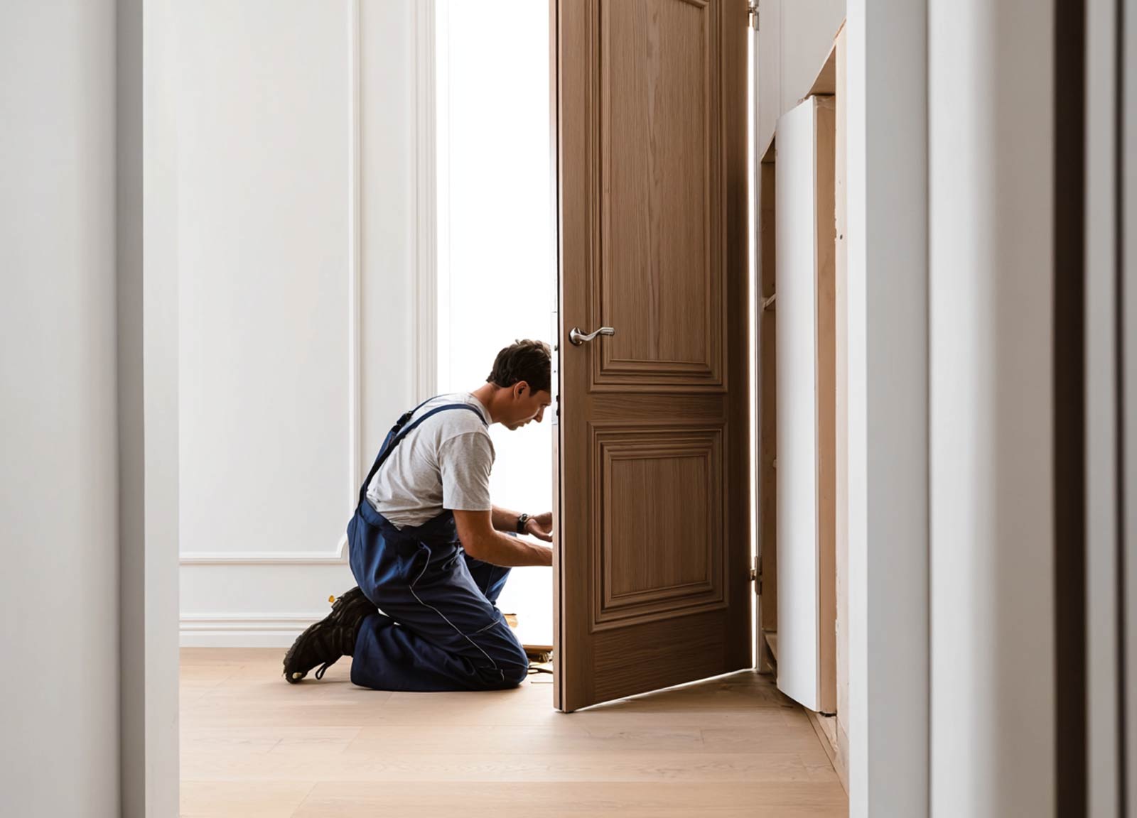 la pose Ateliers Du bois