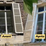 Pose d'une fenêtre en bois à Guigneville