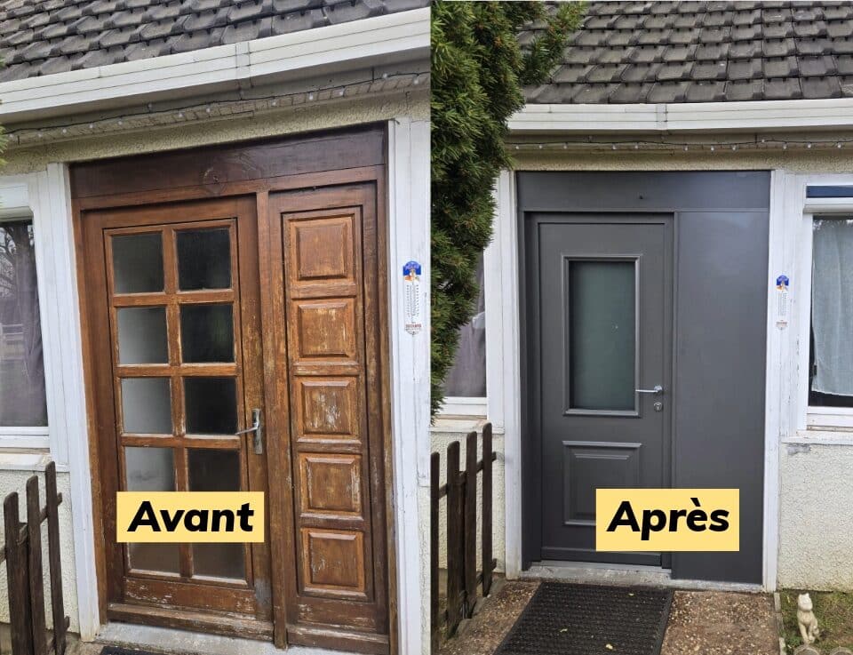 Changement de porte d'entrée à Morihny-Champigny