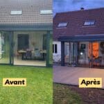Réalisation d'une terrasse à Champmotteux, en Essonne