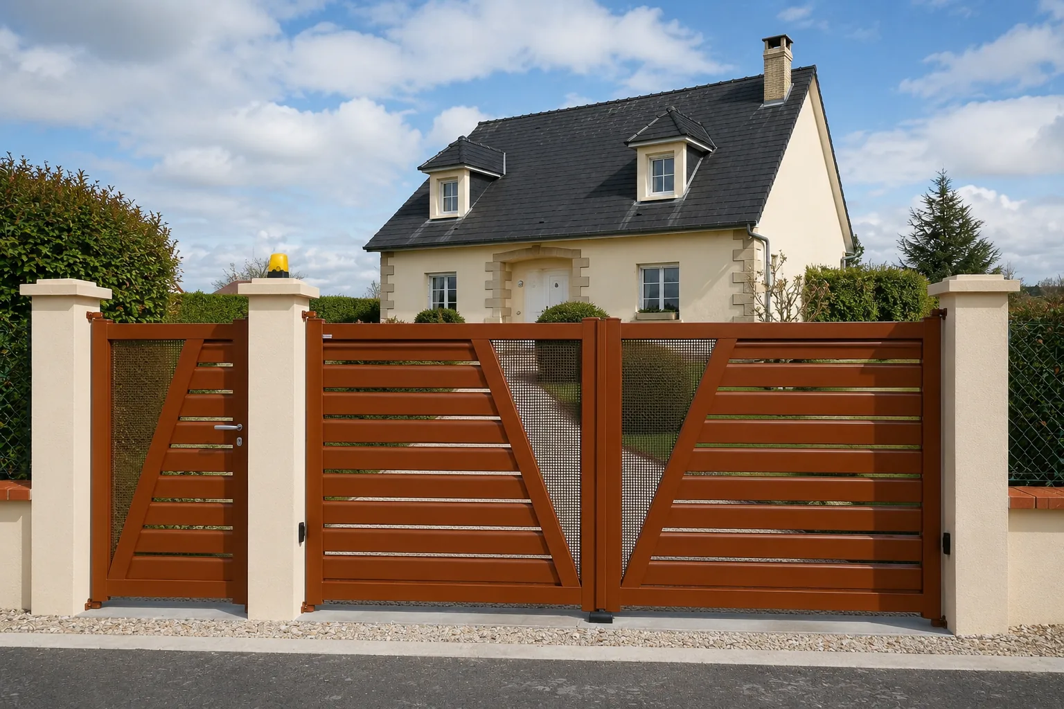 Portail aluminium OuvertureS modèle Moroni