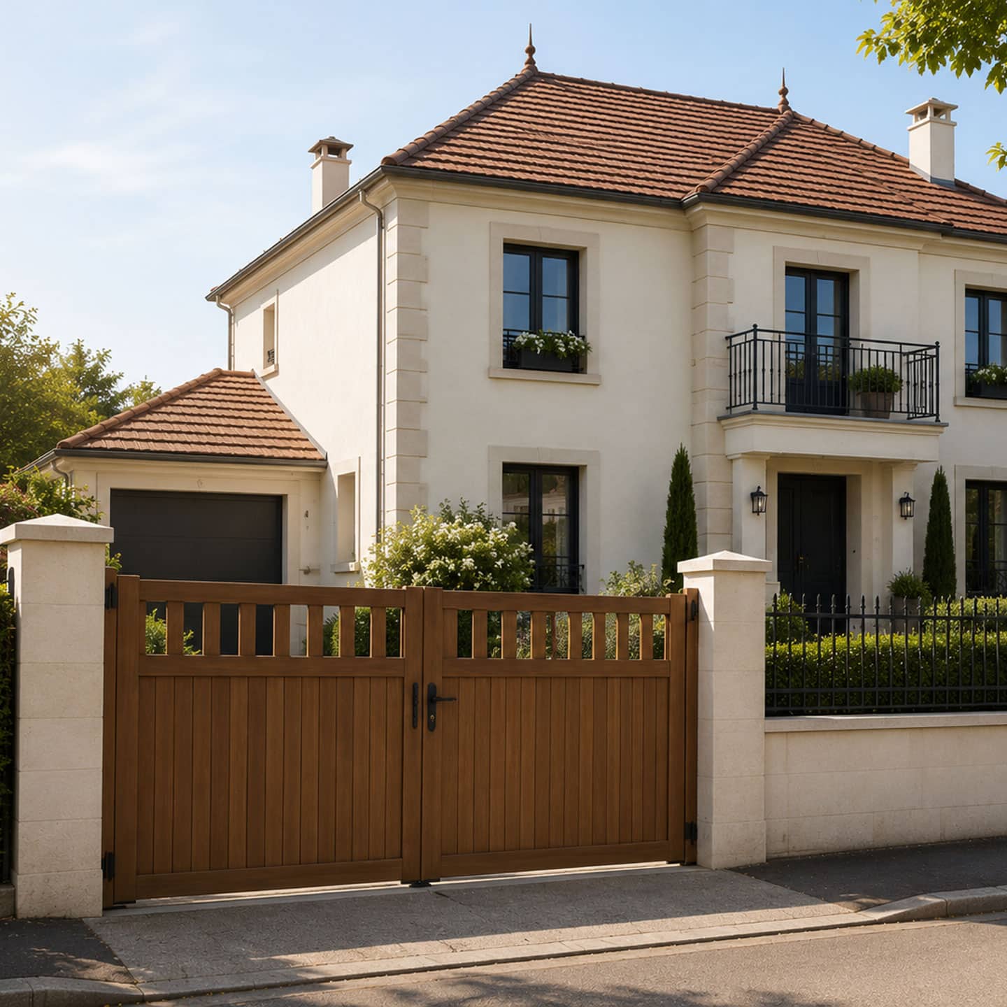 Portail en bois sur mesure