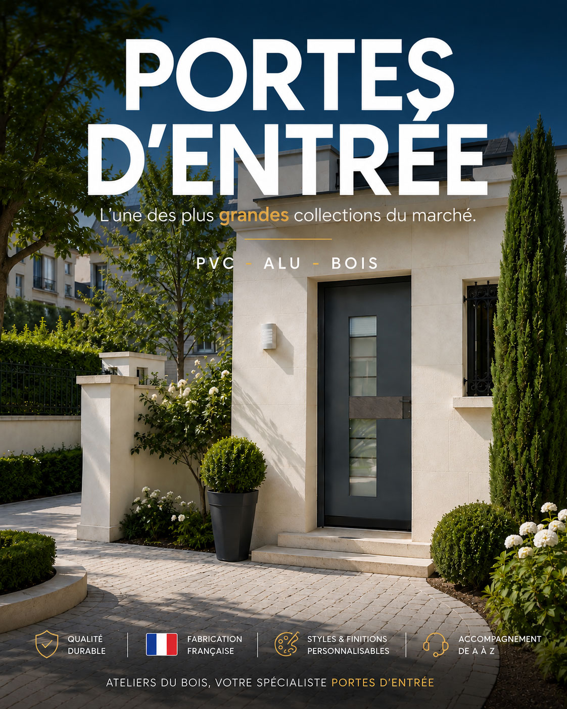 Le spécialiste de la pose de porte d'entrée en Essonne
